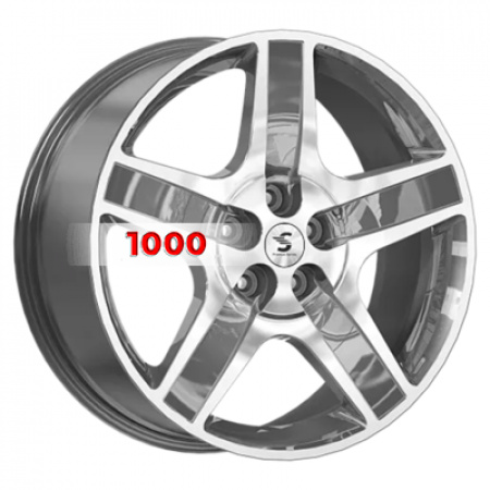 8,5*20 5*120 ET47 72,6 Premium Series КР008 Diamond Gloss Graphite - 1