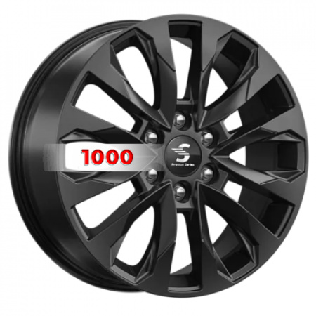 8*20 6*139,7 ET38 67,1 Premium Series КР007 Fury Black - 1