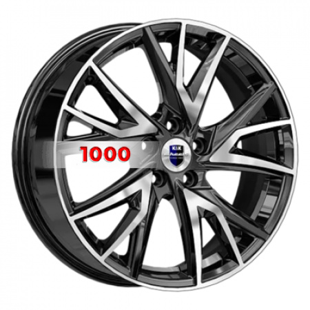6,5*18 5*108 ET50 63,35 КиК Кайлас (КС1054) Алмаз черный - 1