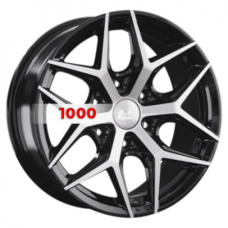 8*17 6*139,7 ET36 100,1 LS 1303 BK (конус, Колпак+лого) - 1