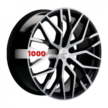 8,5*20 5*114,3 ET35 60,1 Khomen Wheels KHW2005 Black-FP (Lexus RX (new) - 1
