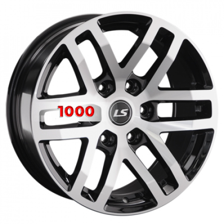 9*20 6*139,7 ET25 106,1 LS 1279 BKF (конус, Колпак+лого) - 1