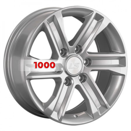 8*17 6*139,7 ET36 100,1 LS 1359 Sil (конус, Колпак+лого) - 1