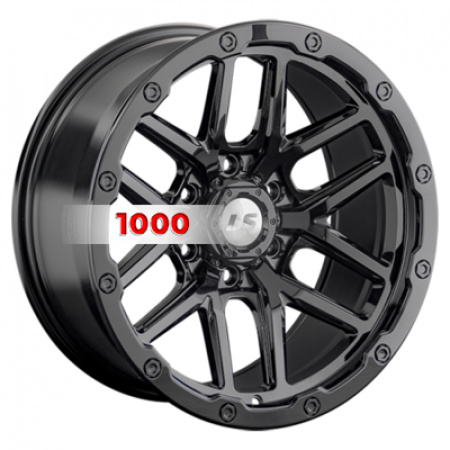 9,5*18 6*139,7 ET0 106,1 LS 1362 BK (конус, Колпак+лого) - 1