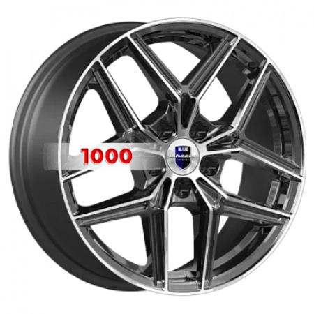 7*17 5*114,3 ET45 60,1 КиК Юнион (КС1025) Алмаз черный - 1