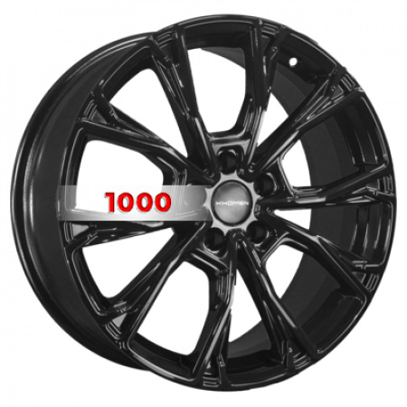7,5*19 5*114,3 ET35 60,1 Khomen Wheels KHW1907 Black (Lexus NX) - 1
