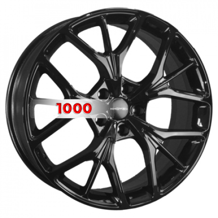 8*20 5*120 ET30 66,1 Khomen Wheels KHW2012 Black (Voyah Free) - 1