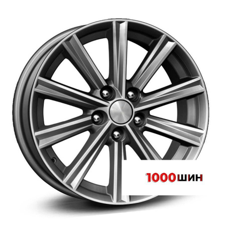 6,5*15 4*100 ET45 60,1 КиК Камрик Дарк платинум - 1