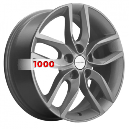 6,5*17 5*114,3 ET37 66,5 Khomen Wheels KHW1708 F-Silver (Jolion) - 1