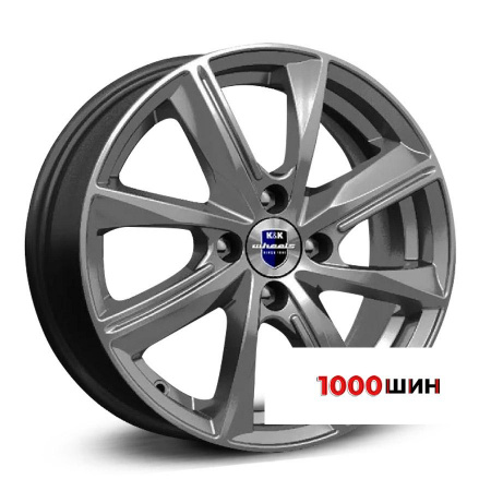 6*15 4*100 ET50 60,1 КиК Арнар-оригинал (КС904) Дарк платинум - 1