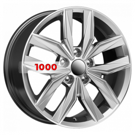 7*17 5*114,3 ET39 60,1 iFree Original КС774 Дарк платинум (Toyota RAV-4) - 1