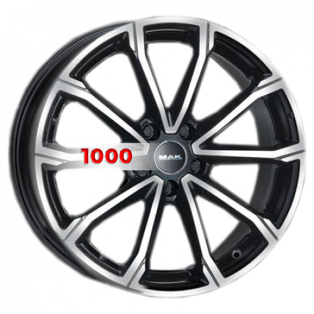 7*17 5*114,3 ET35 66,1 MAK DaVinci Black Mirror - 1