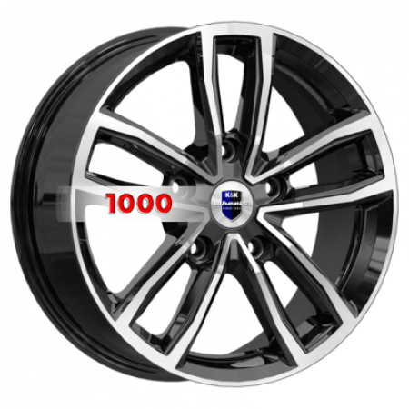 6,5*17 5*108 ET33 60,1 КиК Каланг (КС1086) Алмаз черный - 1