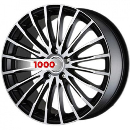8*18 5*110 ET35 65,1 MAK Fatale Ice Black - 1