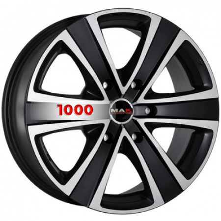 8*18 6*114,3 ET30 66,1 MAK Stone 6 Black Mirror - 1