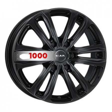 8*18 6*139,7 ET35 112 MAK Safari 6 Gloss Black - 1