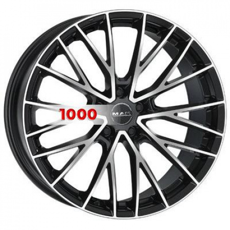 10*22 5*112 ET56 66,6 MAK Speciale Black Mirror - 1