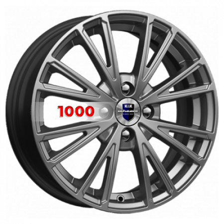 6*16 4*100 ET45 67,1 КиК Меандр (КС879) Дарк платинум - 1
