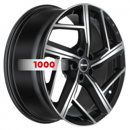 8*18 5*112 ET42 66,45 MAK Qvattro Black Mirror - 1