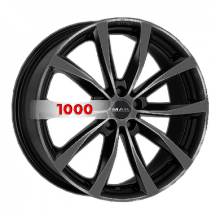 7,5*17 5*110 ET30 65,1 MAK Wolf Gloss Black - 1