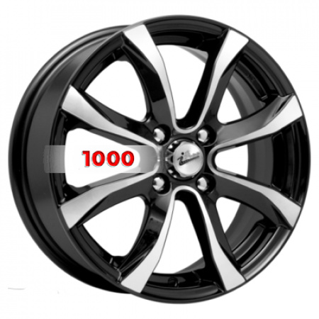 6*15 4*100 ET45 67,1 iFree Дайс (КС696) Блэк Джек - 1