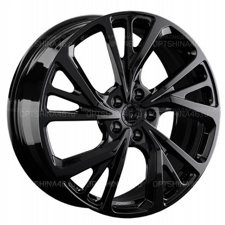 7,5*19 5*108 ET38 65,1 LS Forged LS FG22 BK конус - 1