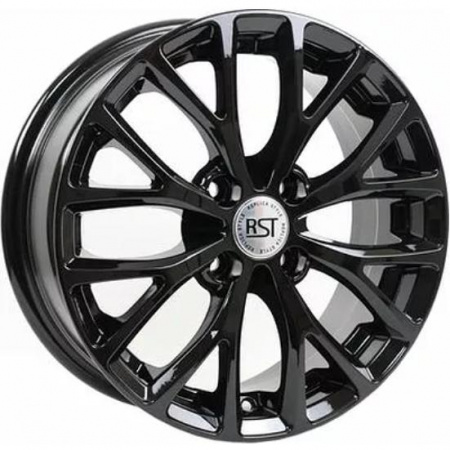6*15 4*100 ET50 60,1 RST R015 Черный глянцевый - 1