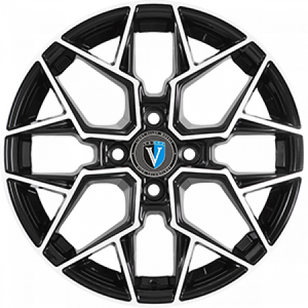 5,5*14 4*98 ET35 58,6 Venti 1420 Черный с полированной лицевой поверхностью - 1