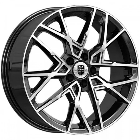 7*18 5*108 ET33 60,1 K&K Вудроф Черный с полированной лицевой поверхностью - 1