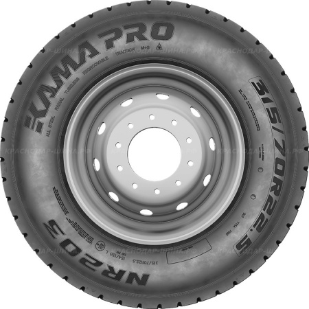 315/80 R22,5 156/150L Кама NR 203 Ведущая - 1